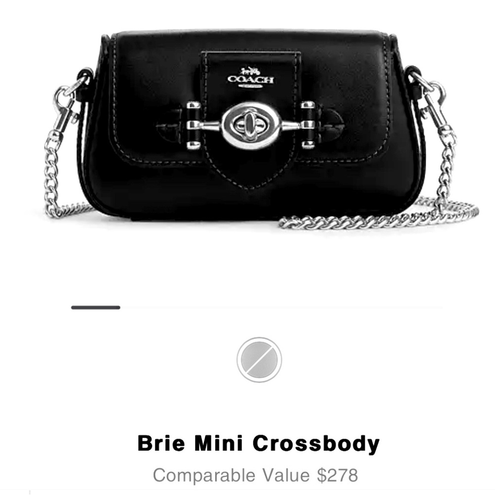 NWT COACH BRIE MINI CROSSBODY